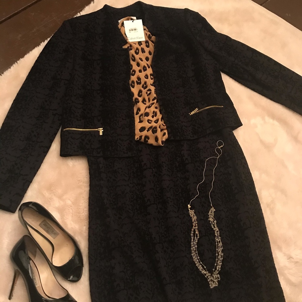 Calvin Klein Black suit